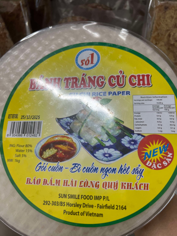 Bánh tráng củ chi