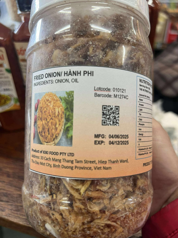 Hành phi 15$ 300g