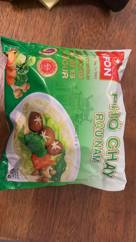 phở chay rau nấm gói
