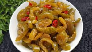 mắm dưa gang chay