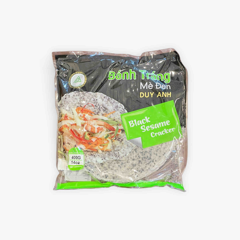 bánh tráng mè đen duy anh